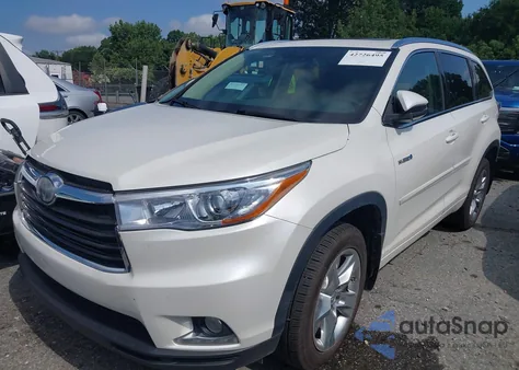 2014 Toyota Highlander Hybrid Limited Platinum V6 from USA, damaged, VIN 5TDDCRFH2ES005506